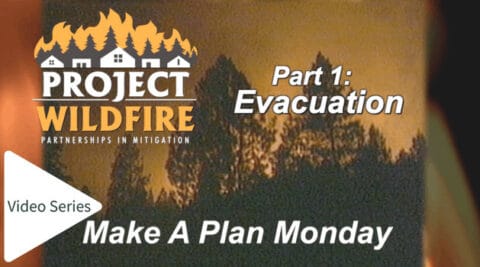 Screenshot of Project Wildfire's wildfire evacuation planning video (opening scene)
